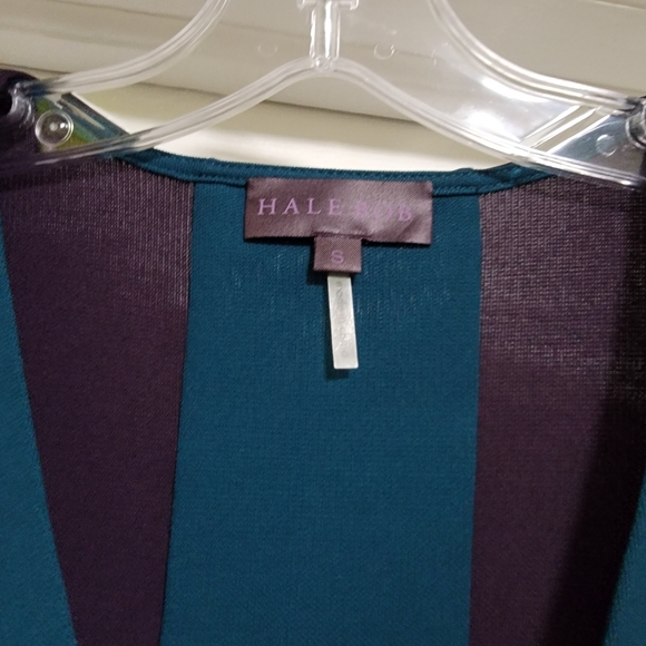 Hale Bob colorblock v neck dress sz small - Picture 4 of 7